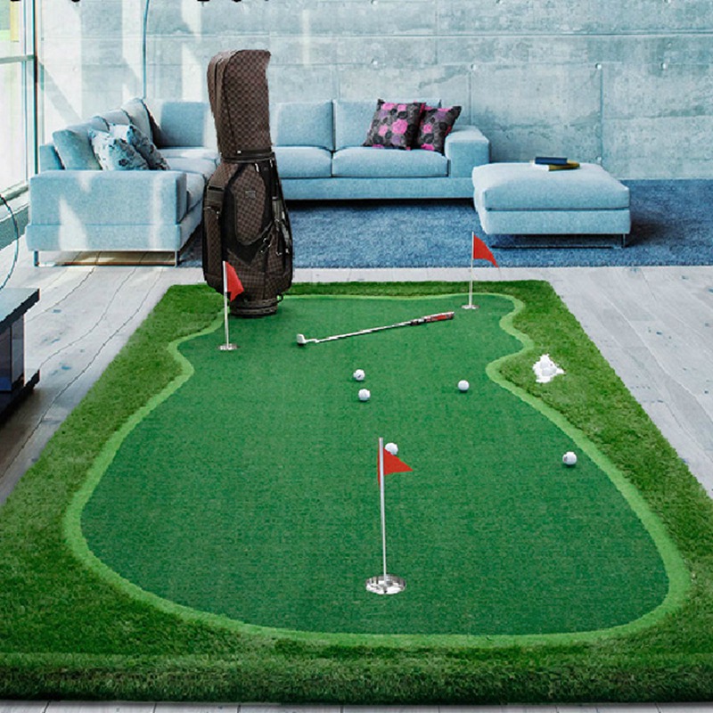 sân golf cỏ nhân tạo trong nhà