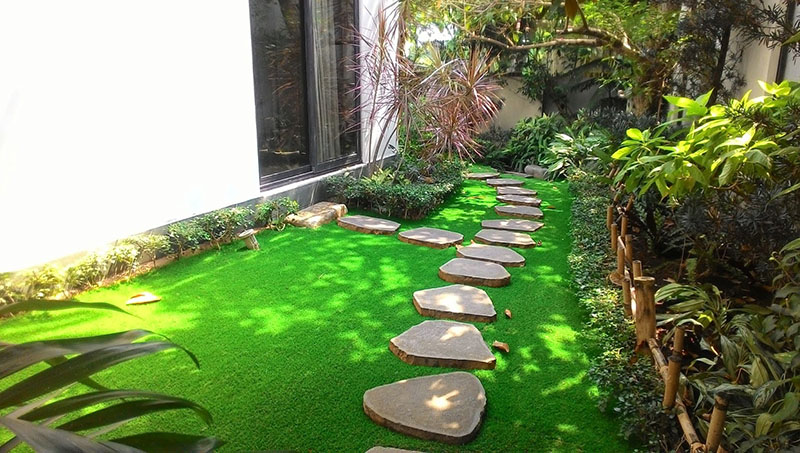 mẫu cỏ nhân tạo sân vườn đẹp tại hà nội